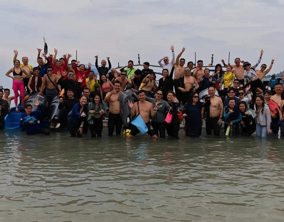 Celebrating Joyful Moments Diving Adventures with 50 Enthusiastic Divers on Tioman Island