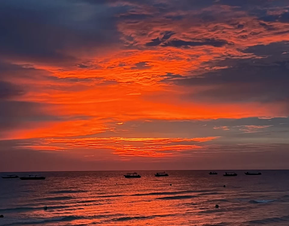 Fiery Red Sunsets of Tioman Island