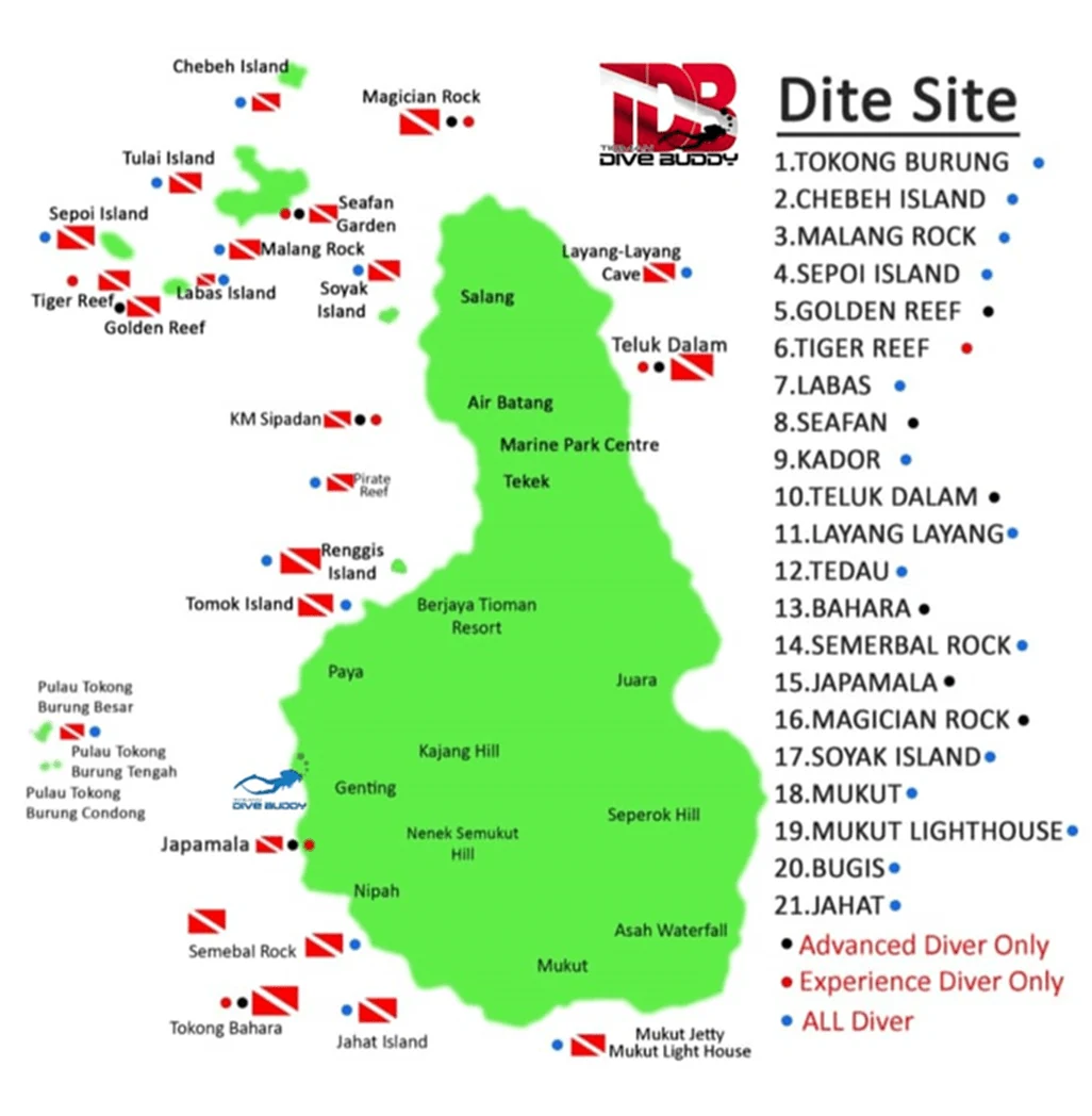 Tioman Island Dive Site