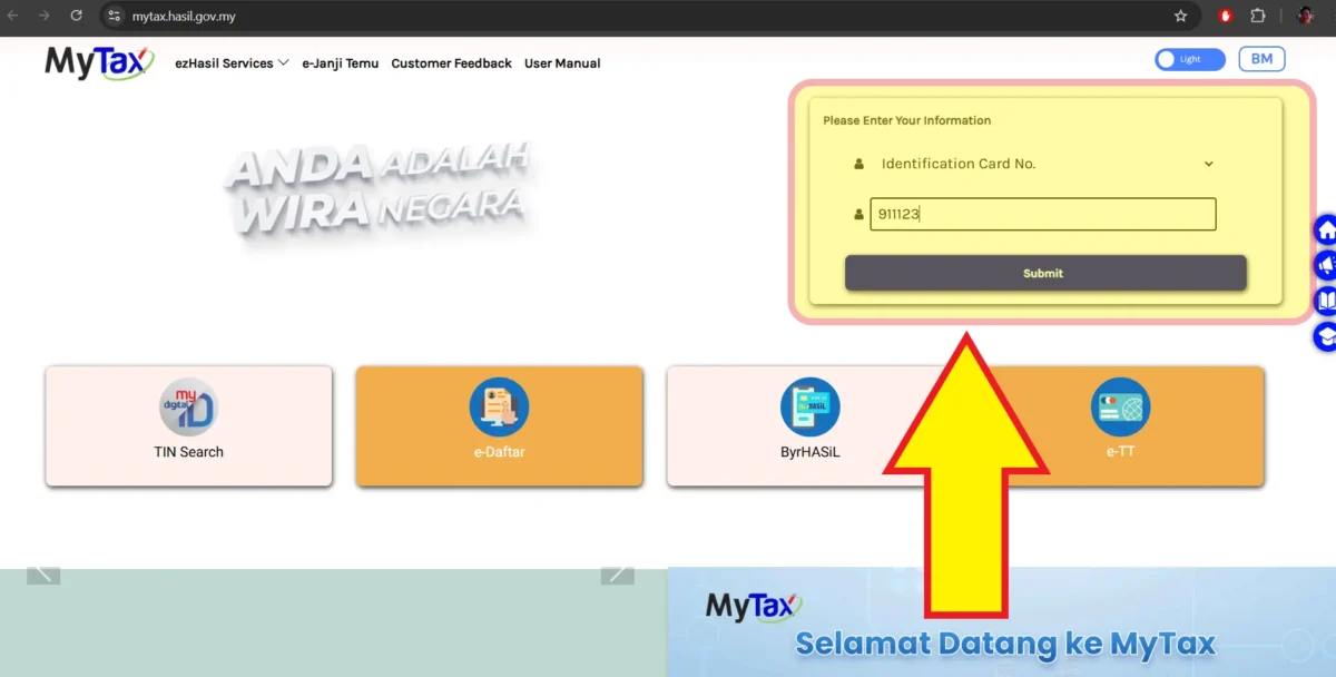 How to Search for Your Tax Identification Number (TIN) Through MyTax