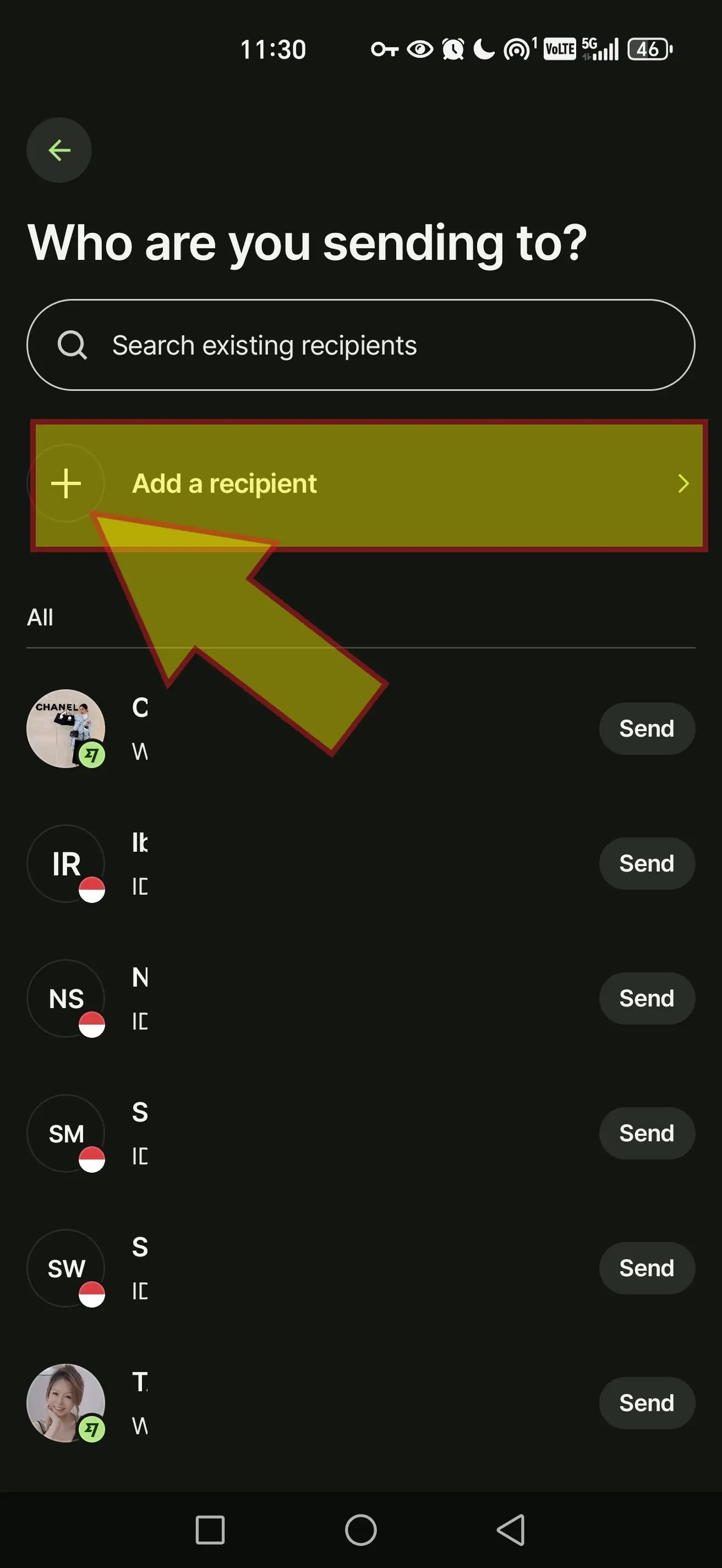 Step 3: Add a Recipient